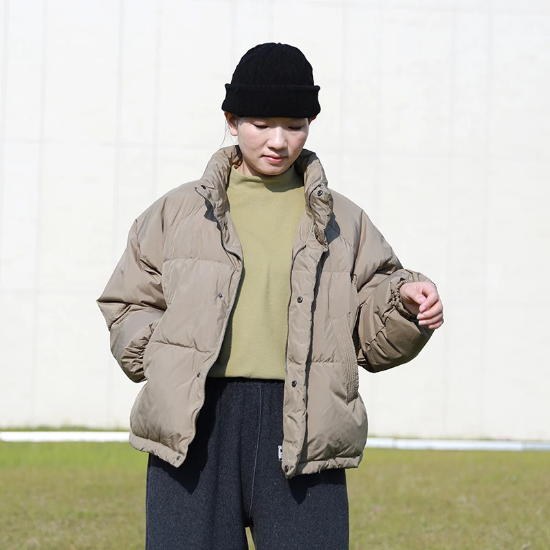 

3 days promotion ! 2023 Winter New 90 White Duck Down Coat Cotton Coat Women's Art Thick Coat Khaki Down Coat 1115