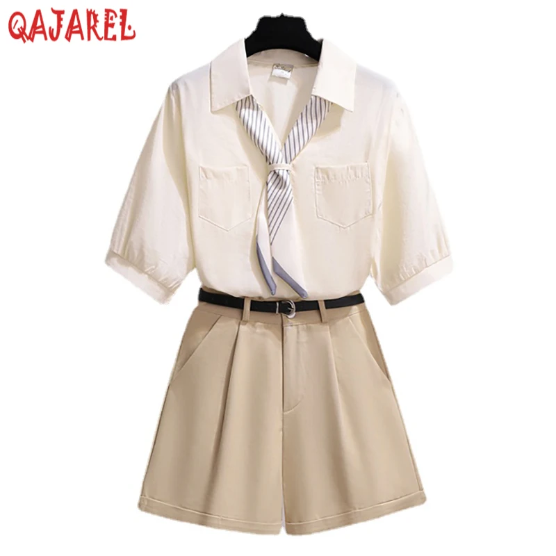 Женский офисный комплект из двух предметов элегантная белая Повседневная