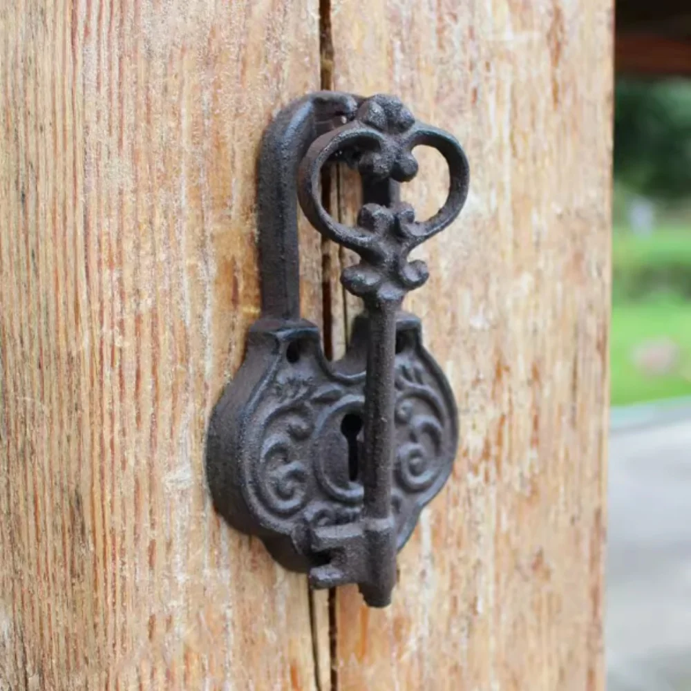 Европейские креативные чугунные изделия дверная ручка в стиле ретро кованая