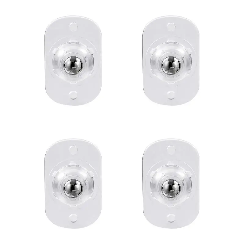 

Self Adhesive Mini Wheels Sticky Pulley For Bins Storage Box Furniture Multifunctional360 Degree Rotation Paste Swivel Wheels