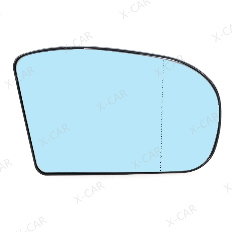

Автомобильное заднее зеркало с подогревом, прозрачное боковое зеркало, стеклянная линза, широкоугольный для Mercedes Benz W203 W211 2000 2001-2006 2038100121 2038101021