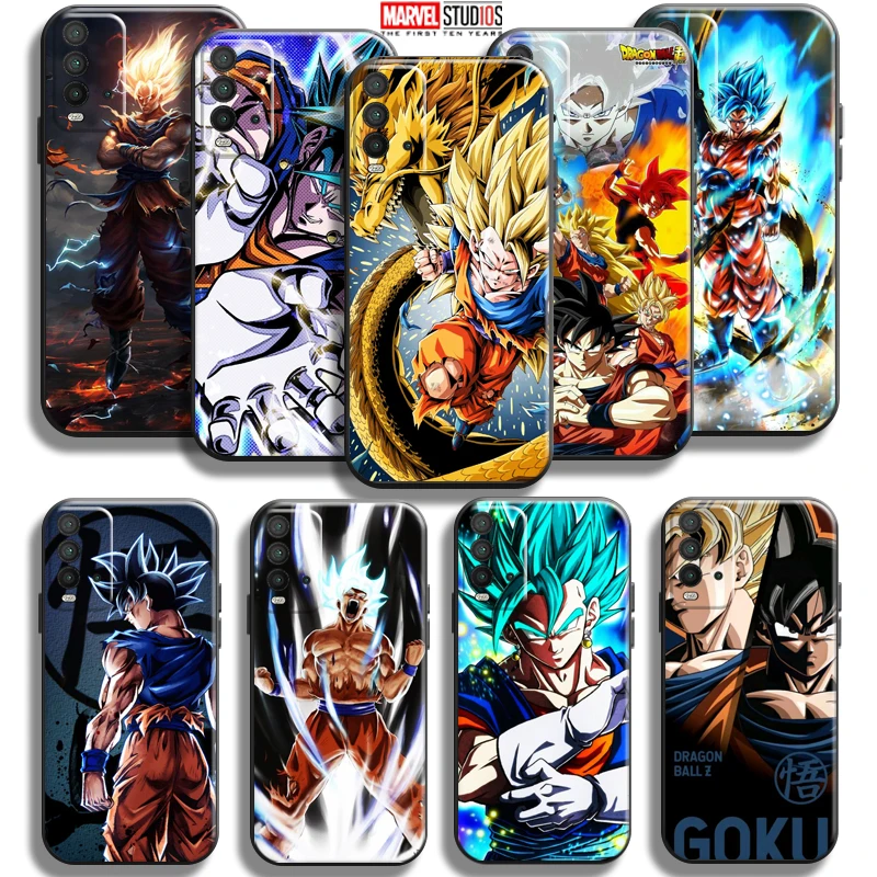 

Dragon Ball Anime Phone Case For Xiaomi Redmi 9T 6.53 Inch Liquid Silicon Black Back Coque Funda Soft