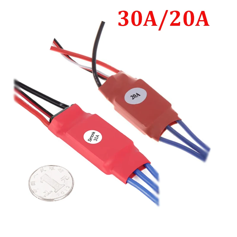 SimonK 30A 20A четырехосевая модель самолета прошивка бесщеточный ESC с 3A 5V BEC для