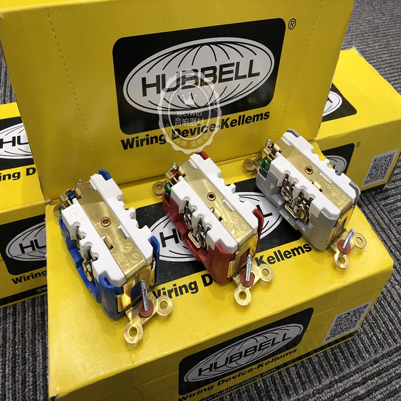 

HBL5362 жаропрочная розетка из чистой меди, американский стандарт, настенная розетка с зажимом