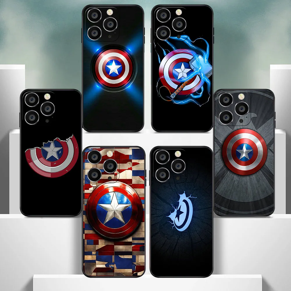 IQ-7 Captain America Soft чехол для VIVO Y31 Y53 Y20i Y91 Y69 Y71 Y81 Y81S Y20s Y12S Y11S Y30 Y50 Y51 Y51A Y10