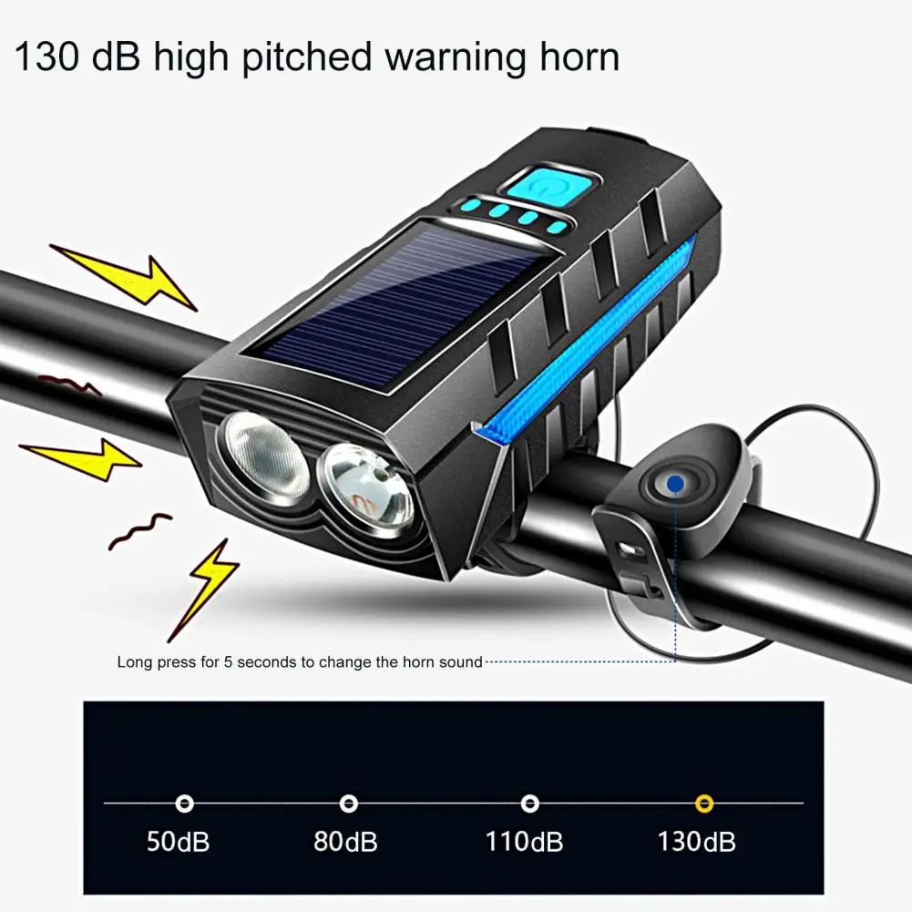 

1 Set Bicycle Torch Portable High Brightness LED Mountain Bike Headlight Lamp for Outdoor Bicycle Light Bicycle Double Light