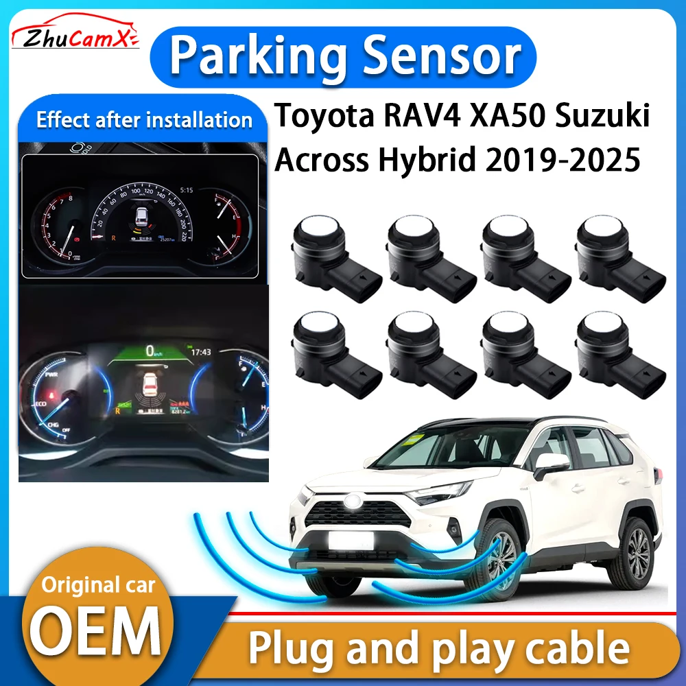ZhuCamX реверсивный резервный радар детектор зуммера датчик парковки для Toyota RAV4 XA50