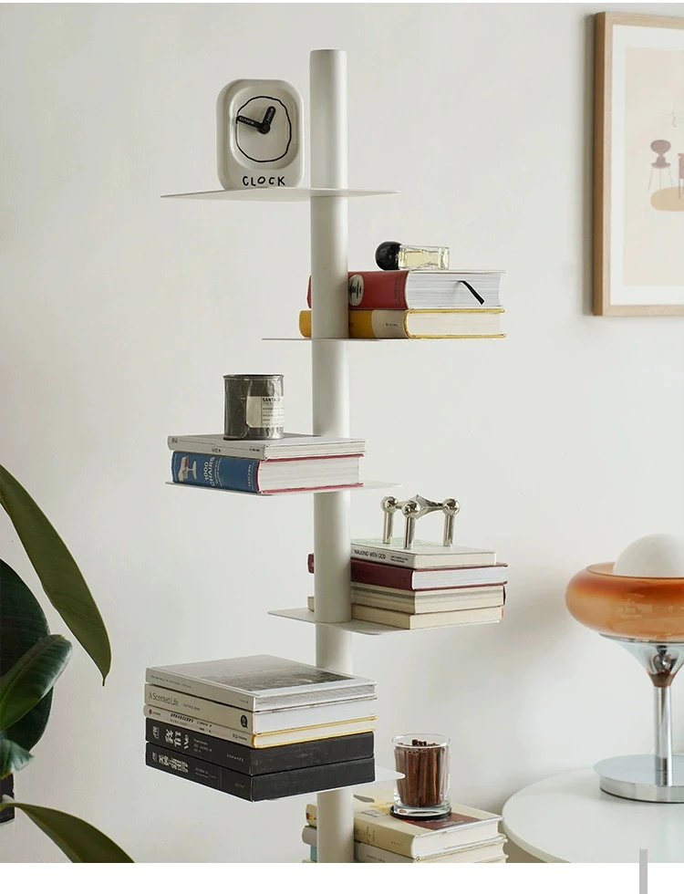 Скандинавский вращающийся металлический книжный шкаф Bookrack для журналов