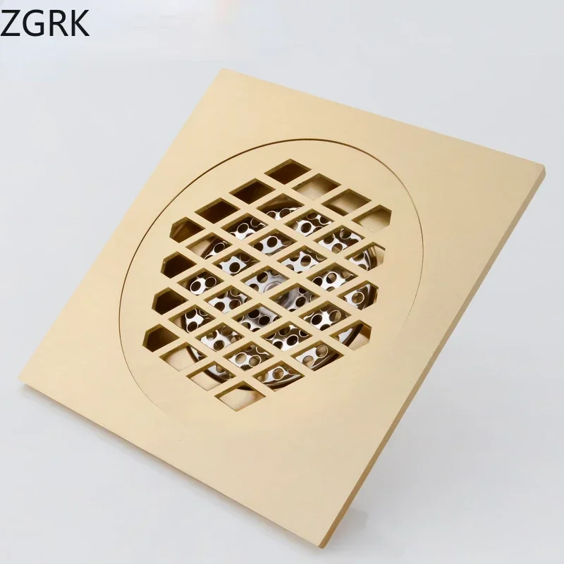 Антикварный слив для пола с защитой от запаха 15*15 см сливная крышка ванной