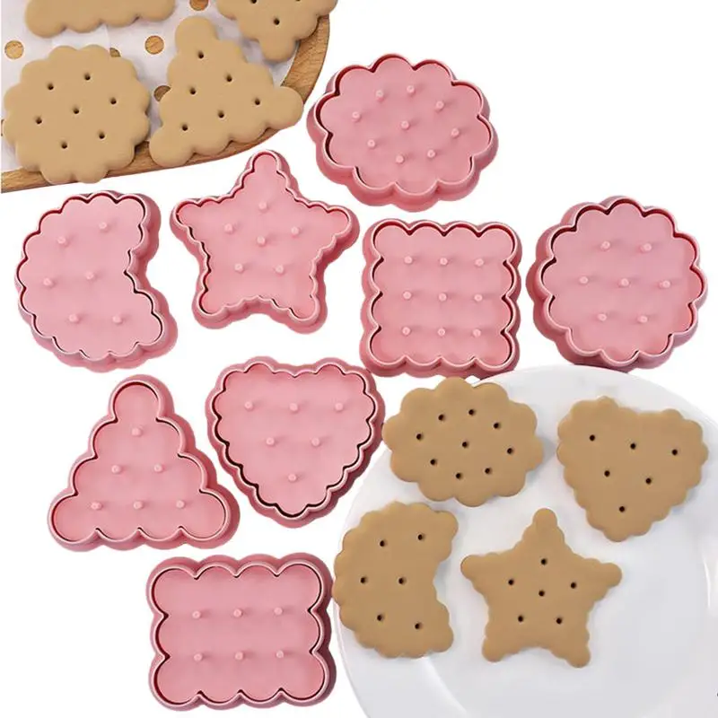 

Cookie Cutter Shapes 8pcs Baking Shapes Cookie Cutters Mold Food Grade Clear Texture Kitchen Tools With For Fondant Clay Craft