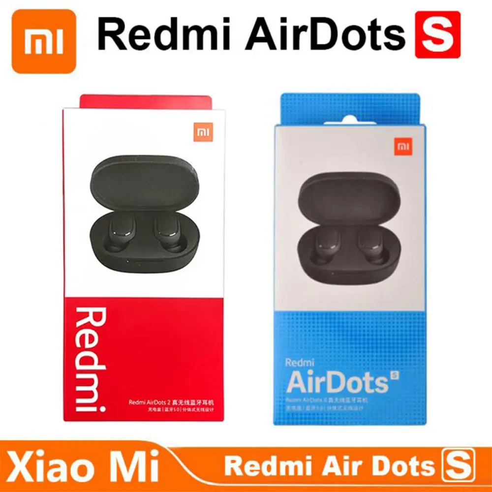 

Original Redmi Airdots 2 Airdots S Wireless Bluetooth Earphone Smart Noise Reduction Sports Headphones Bass Stereo Earbuds