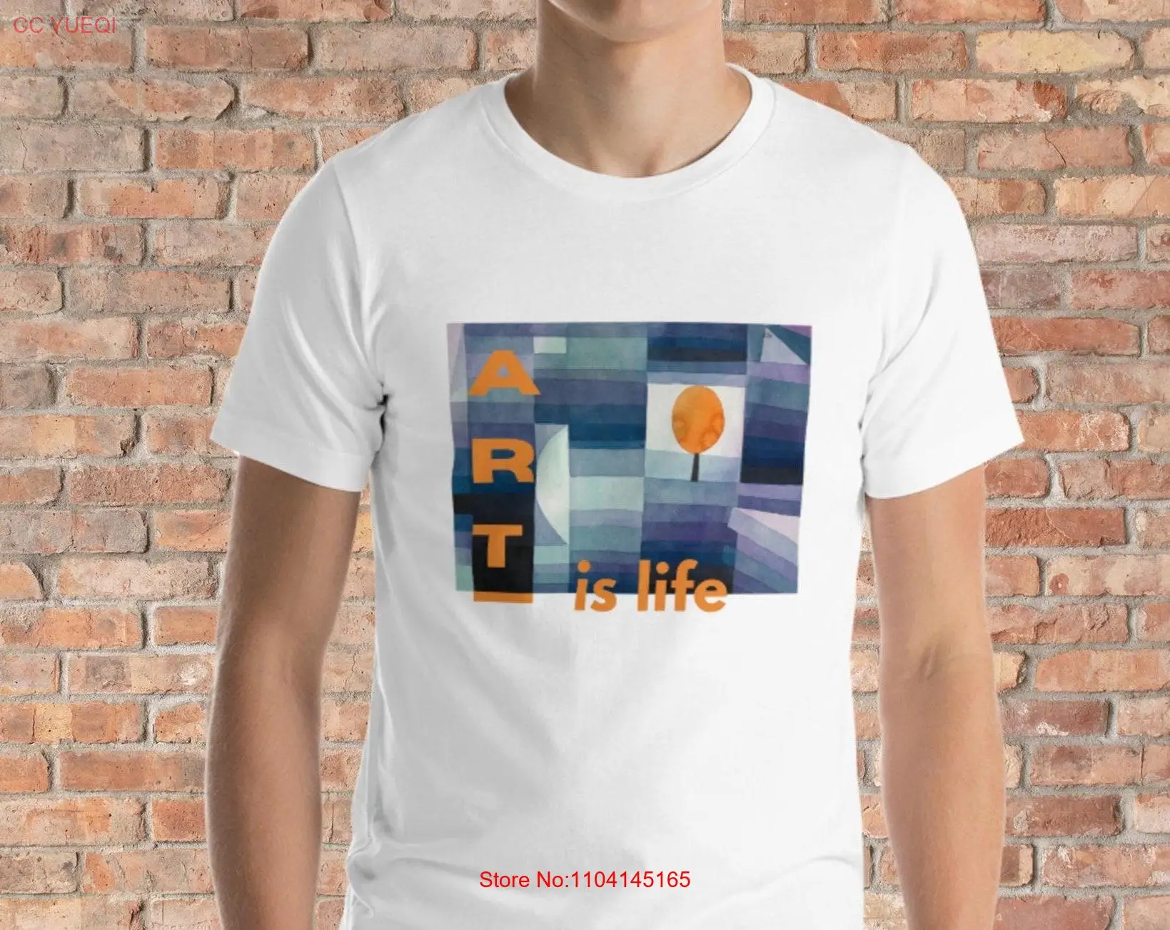 Футболка Art is Life Fine осенняя одежда с длинным или коротким рукавом и рисунком