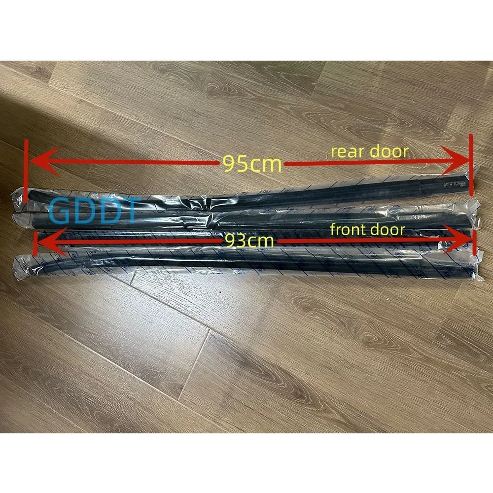 

4-наружный черный или хромированный резиновый стеклянный резиновый для Hyundai IX35 82210-2S000, уплотнитель для Tucson LM 2nd 2010-2015, защита