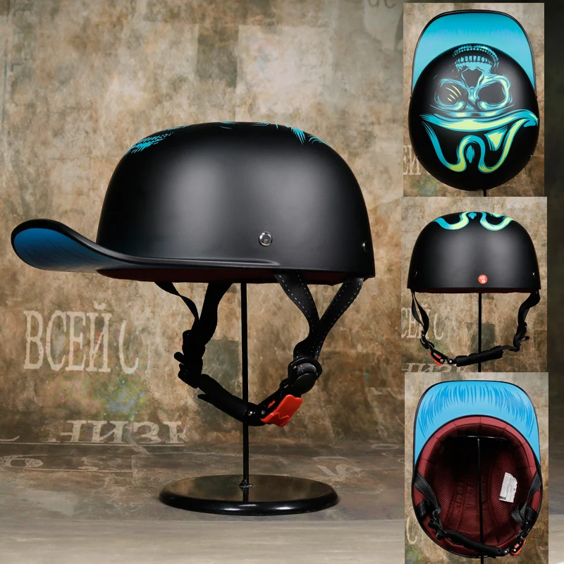 

Motor Helmet Retro Motorcycle Helmet Moto Helmet Scooter Vintage Half Face Biker Motorbike Crash Moto Helmet Casco Moto