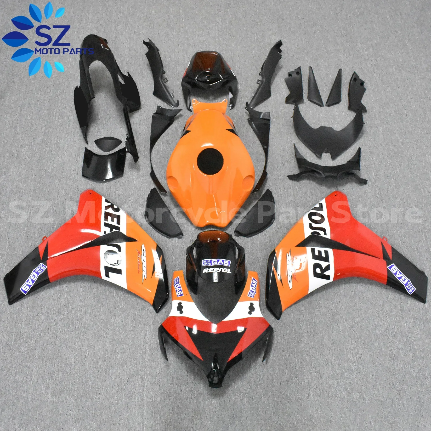 Фото Новый комплект обтекателей из АБС-пластика, подходящий для HONDA CBR1000RR 2008 2009 2010 2011 08 09 10 11 Комплект кузова №1
