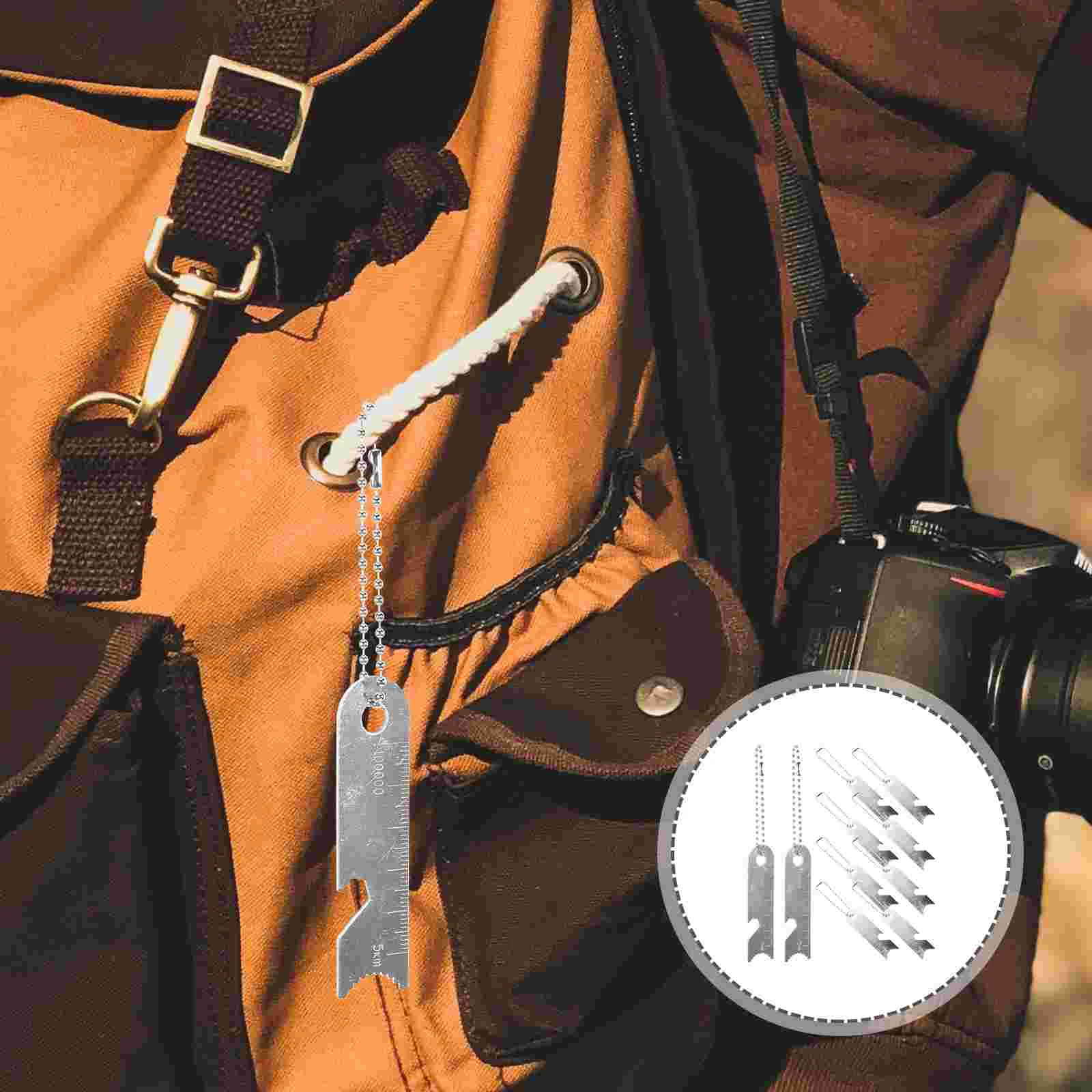 10 шт. кремневый скребок инструменты для выживания пожарные зажигалки линейка