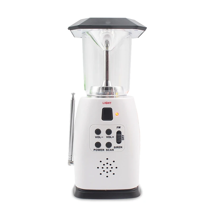 Портативная мультифункциональная магнитола на солнечной батарее D239 с зарядкой и