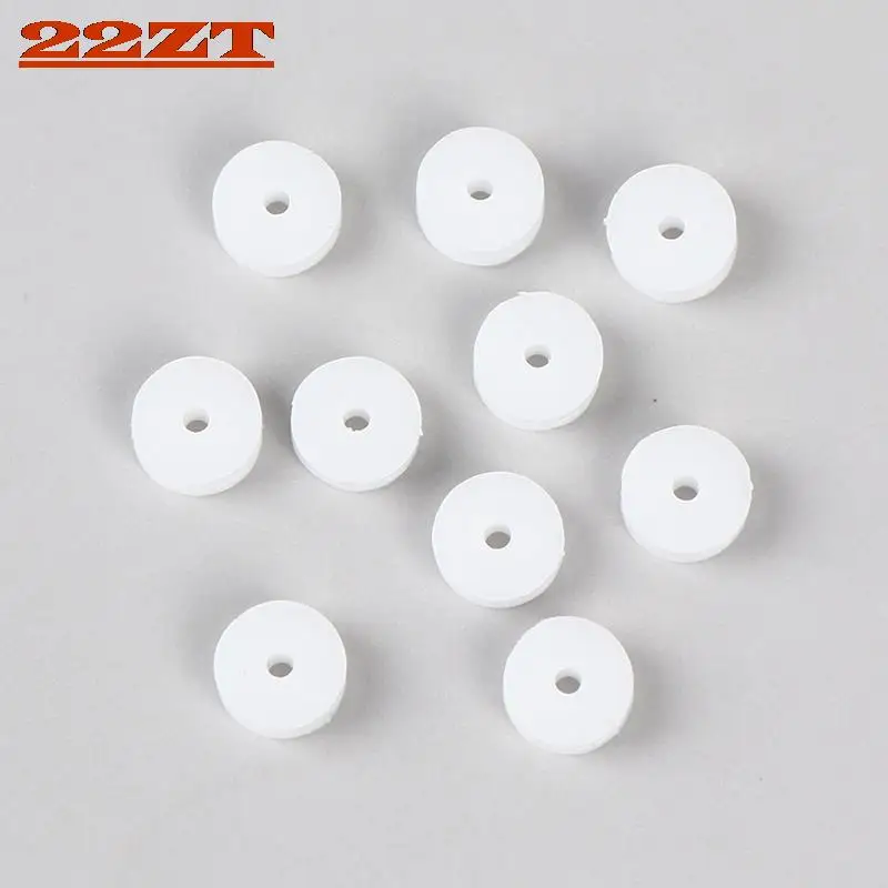 

22ZT 10Pcs 2*9.3mm White Plastic Pulley Wheel Micro Mini Gear Motor Wheels DIY Model Toy