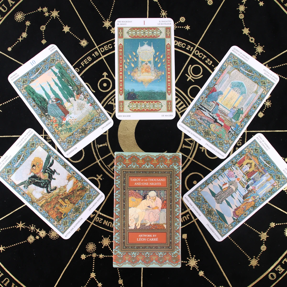 

Tarot of the Thousand and One Nights Decks New High Quality Board Games For Fate Divination Party Entertainment Games