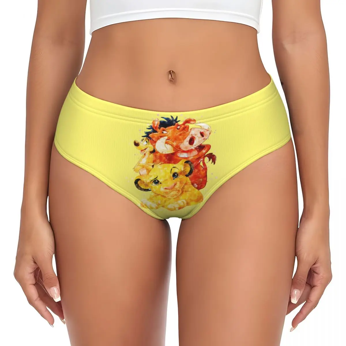 Трусы с героями мультфильмов Памба Симба нижнее белье женские удобные