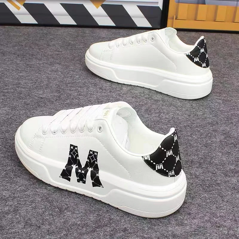 

Luxury Brand Design Sneakers For Men Fashion Korean version Letter Printing Board-shoe Soft Lightweight Women Walking Shoes