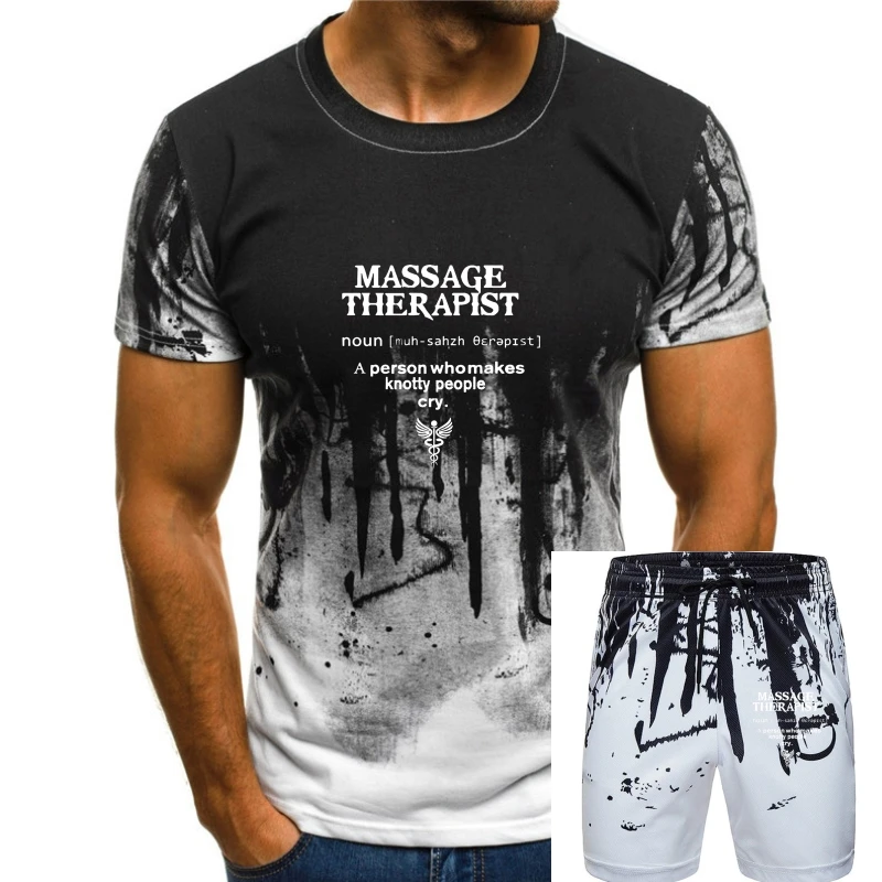 

Men T Shirt Massage Therapist A Person Whomakes Knotty People Cry Women t-shirt