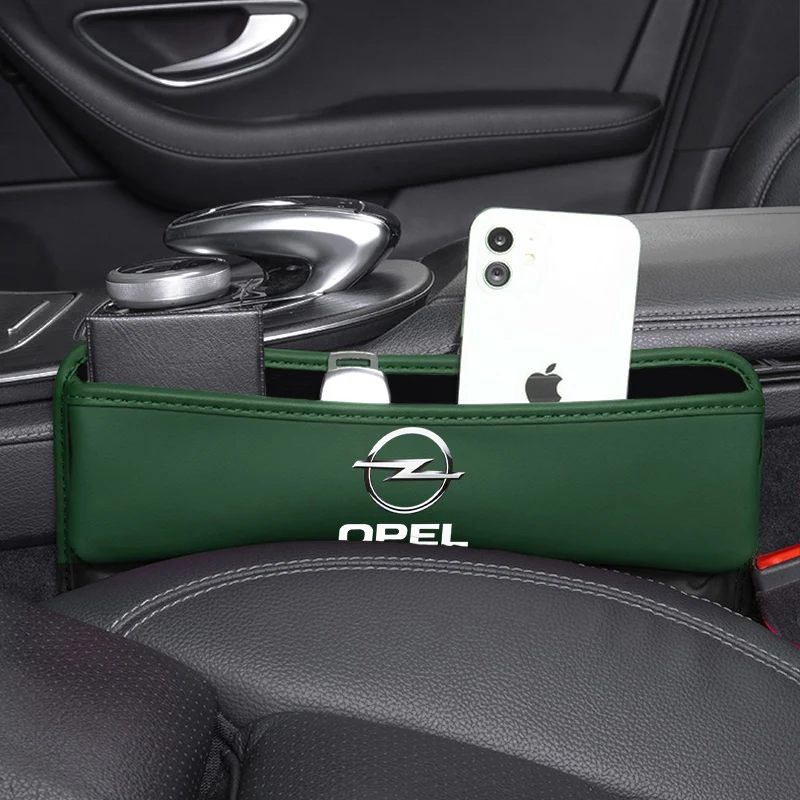 

Leather Car Seat Gap Filler Storage Box Seat Crevice Organizer for Opel Astra H J G Insignia Mokka Zafira B Corsa Vectra Meriva
