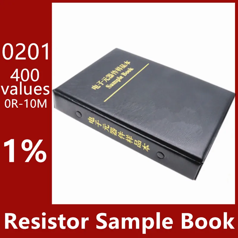 

400valuesX50pcs 0201 Resistor Resistors 1% SMD SMT Chip Assortment Kit 0R-10M Sample Book free shipping
