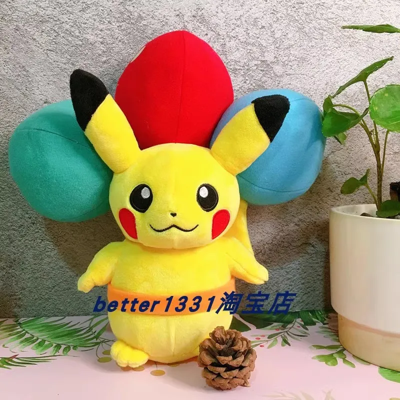 Оригинальная японская плюшевая кукла Okinawa Limited с воздушным шаром Flying Pikachu 2021 пятно