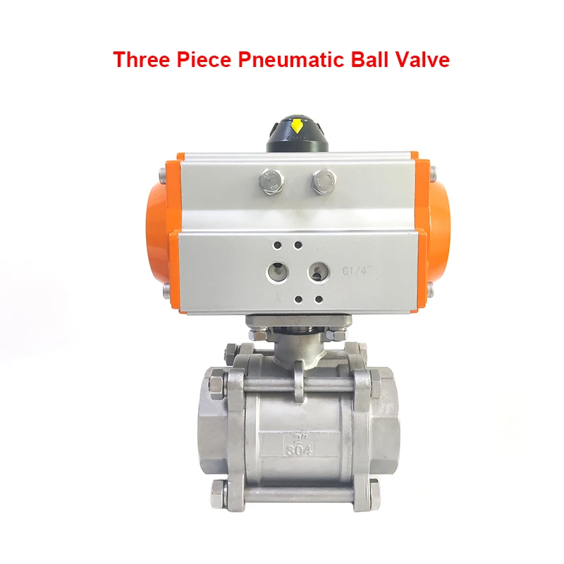 

Пневматический шаровой кран из нержавеющей стали, Двойное действие, с внутренней резьбой, из трех предметов, быстроразъемные, 2 дюйма