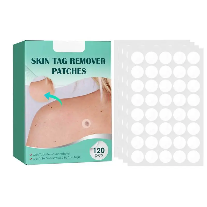 

Skin Tags Removal Patches 120 Pieces Gentle Wart Remover Stickers Patches Wart Verruca Removal Patch Sticker For Hands Feet &