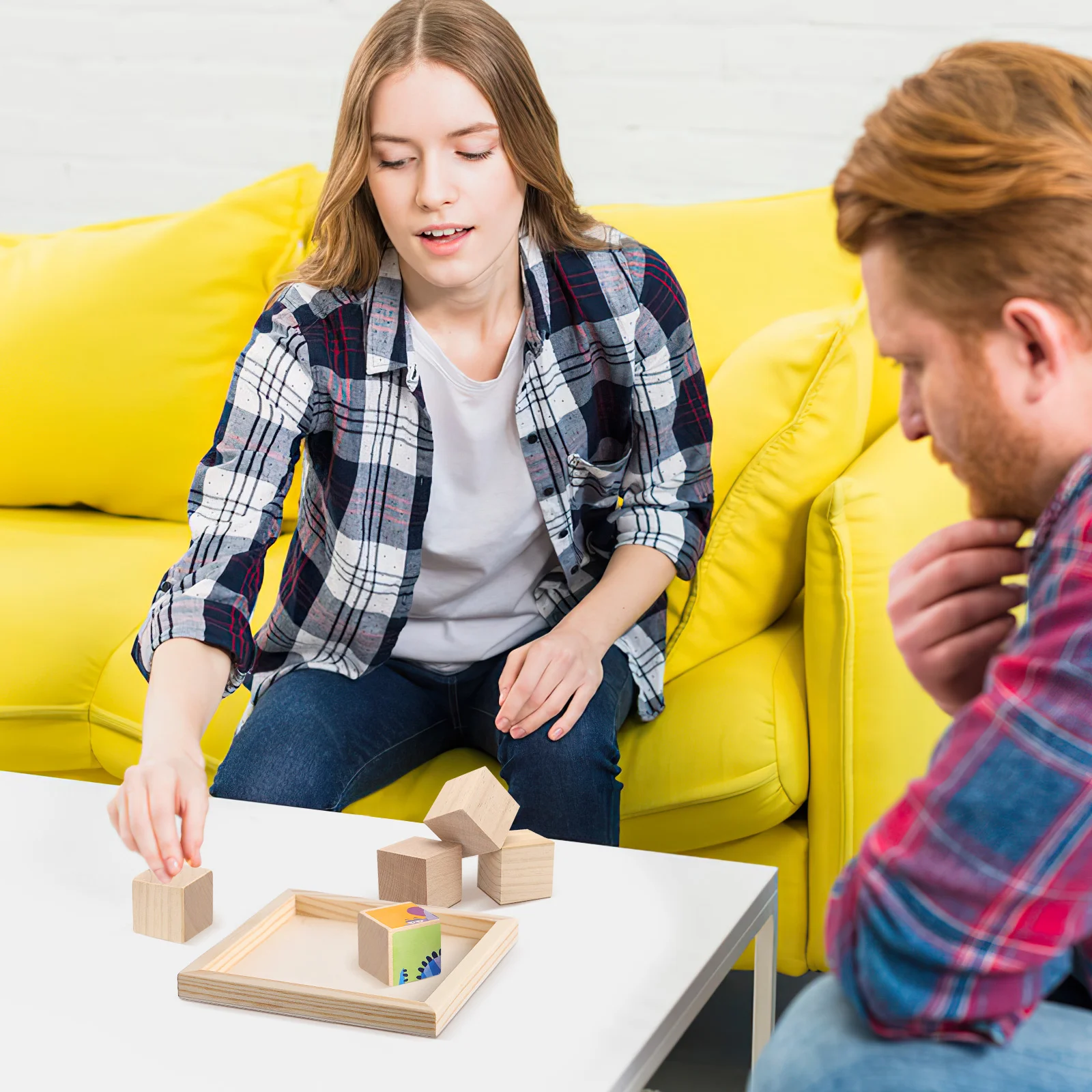 6- шт. головоломка колыбельная панель для рисования пазлы лотки из натурального