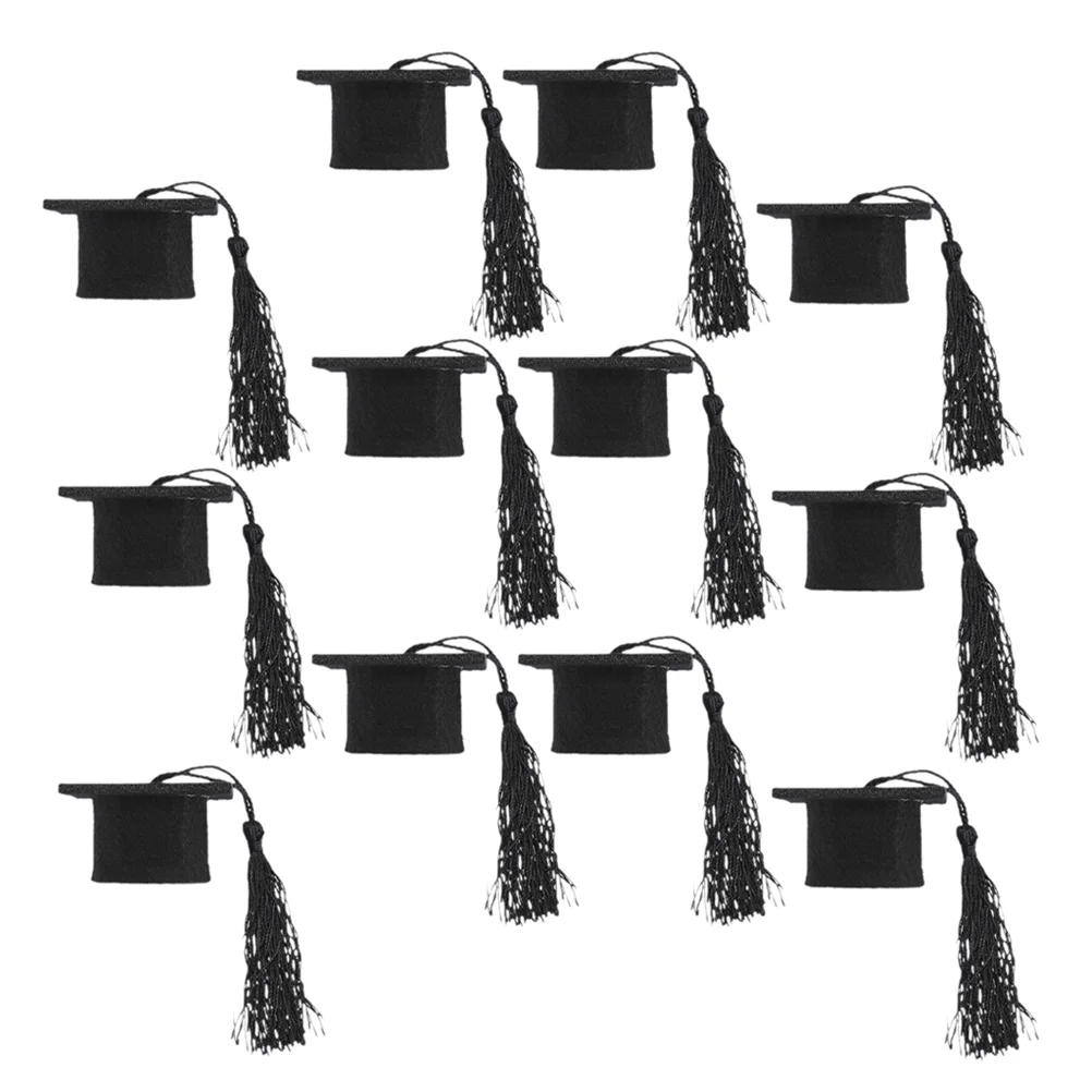 12 шт. мини-шляпа доктора топпер для выпускной бутылки товары вечеринок кепка