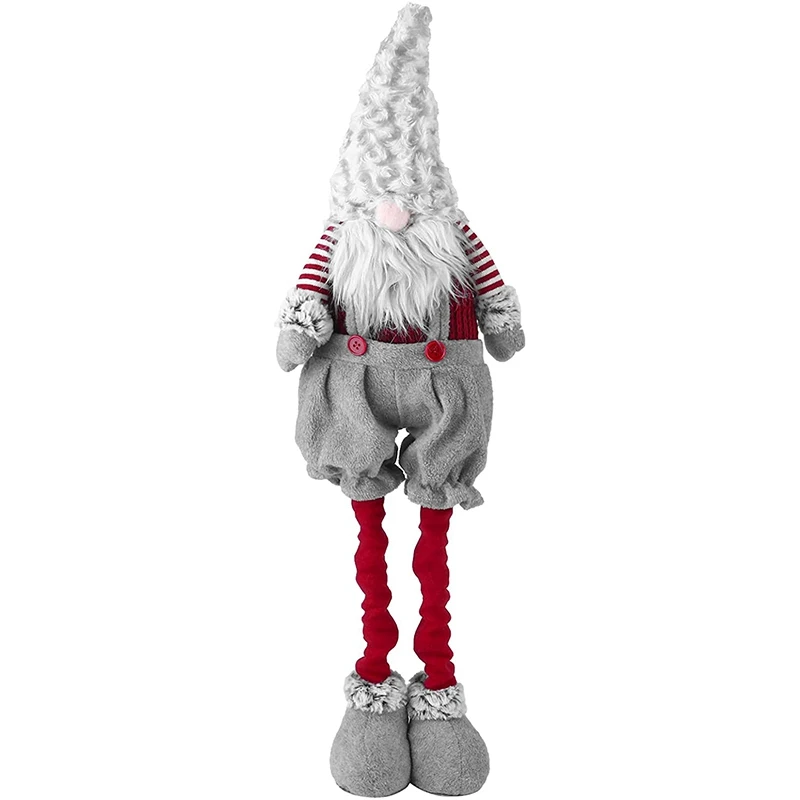 

Christmas Retractable Forest Elderly Decorations Christmas Decoration Gifts Faceless Dolls Doll Decoration (Gray)