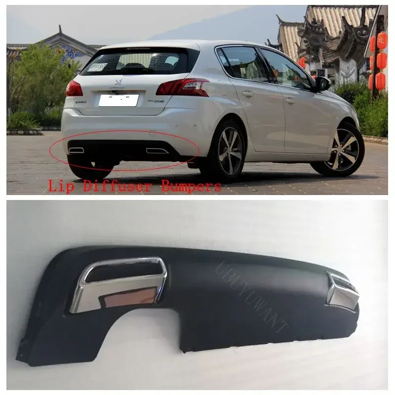 

Диффузор для заднего бампера Peugeot 308 2014 2015