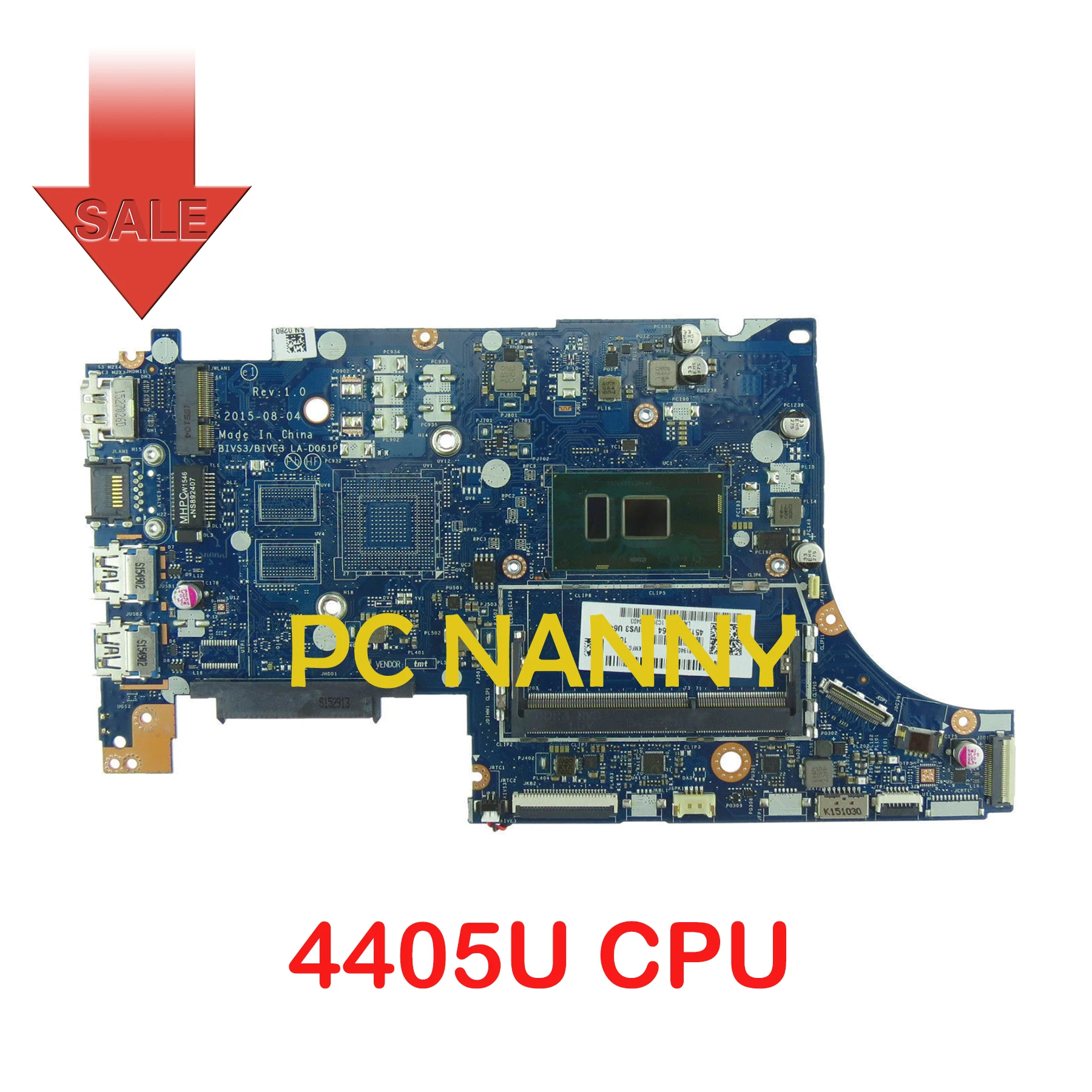 

PCNANNY для Lenovo e31-80 500s-13isk системная плата LA-D061P 4405U CPU