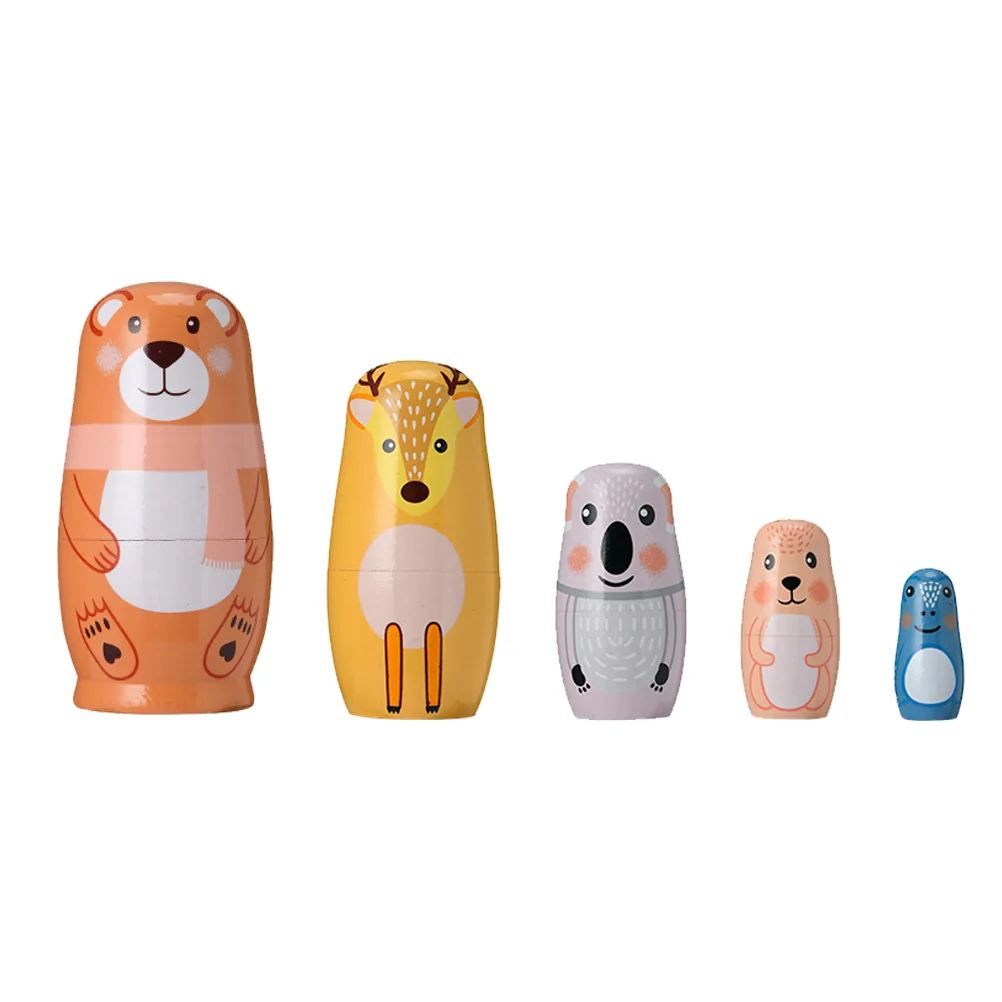 

1Set Doll Wooden Home Craft Decoration Funny Children Plaything