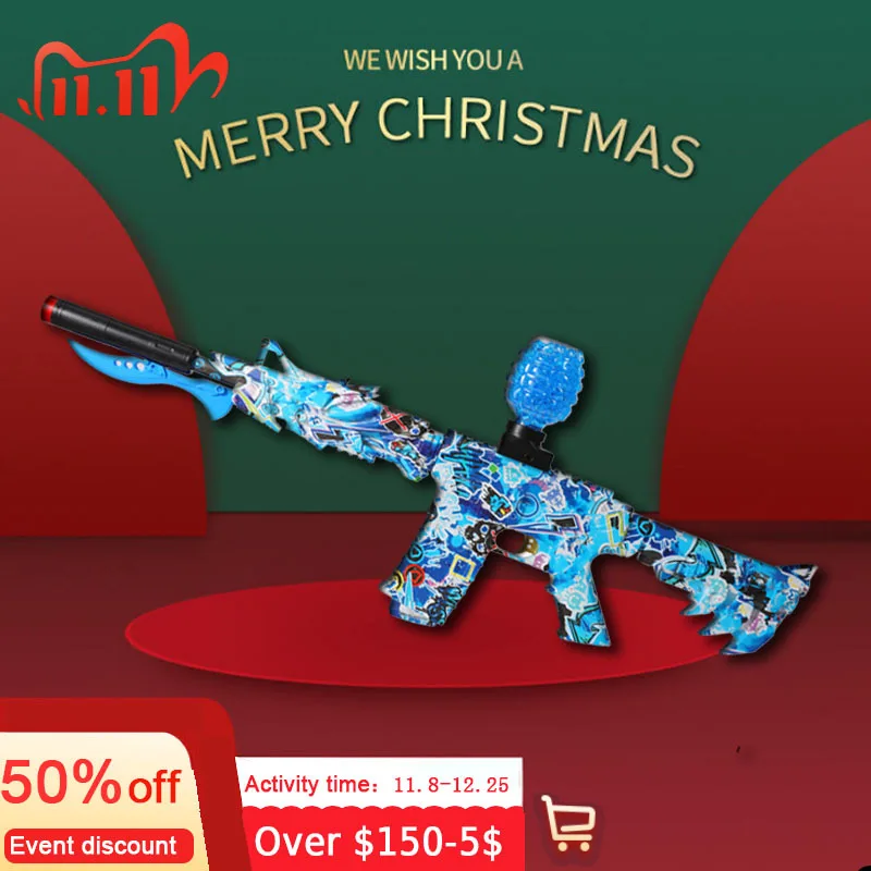 

G950 Electric Burst Gel Water Ball Gun Game Toy Gun With 1000 Pump Crystal Bullets Gel Blaster Gun For Kid Outdoor Team Game