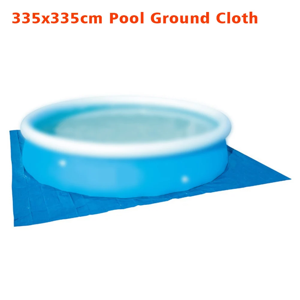 

Garden Durable Dust Proof Lightweight Above Ground Pool Cover Polyester Folding Portable Protective Universal Rainproof Thicken