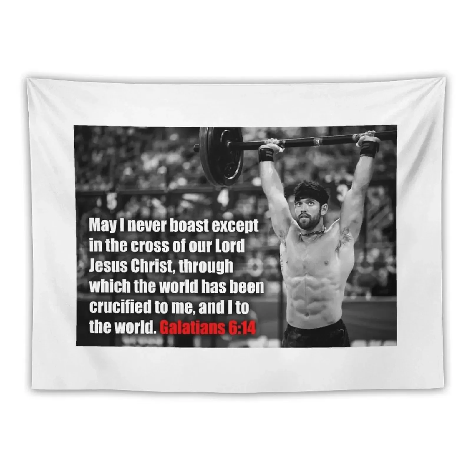 Богатый Фрон-Кроссфит-галатианский гобелен 6:14 настенный комнатный Декор