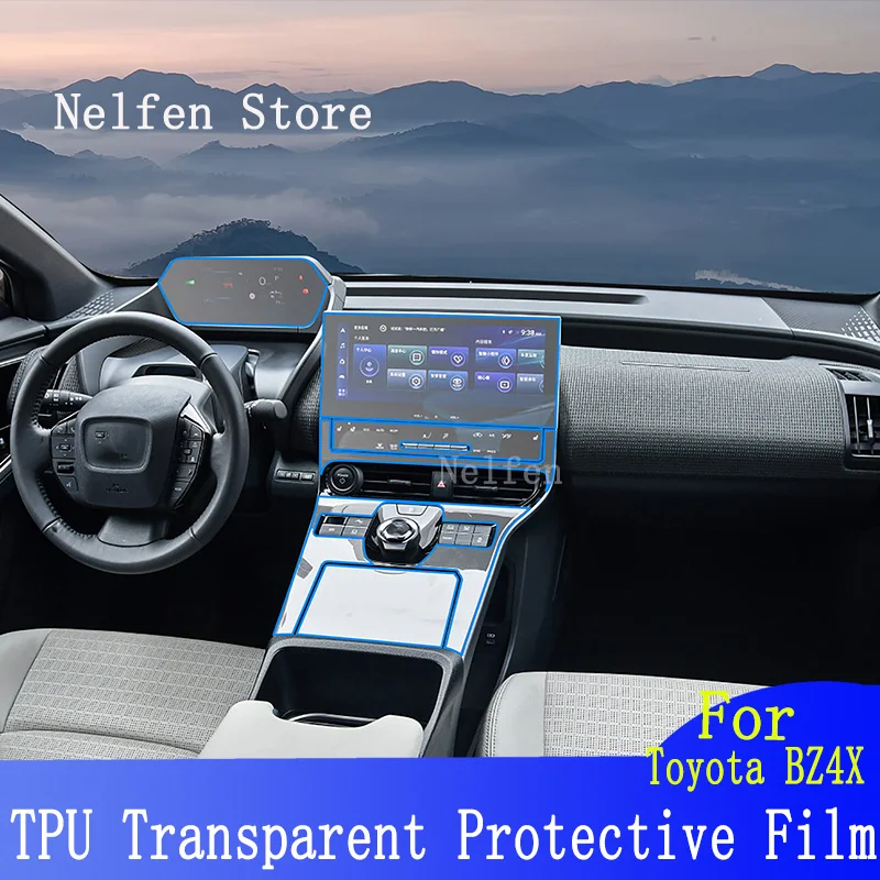 Защитная пленка для Toyota BZ4X(2022-2023) ТПУ с защитой от царапин