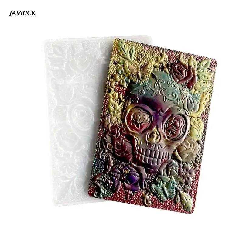 

Rose Butterfly Decoration Skull Decorative Silicone Mold Mirror Notebook Mold
