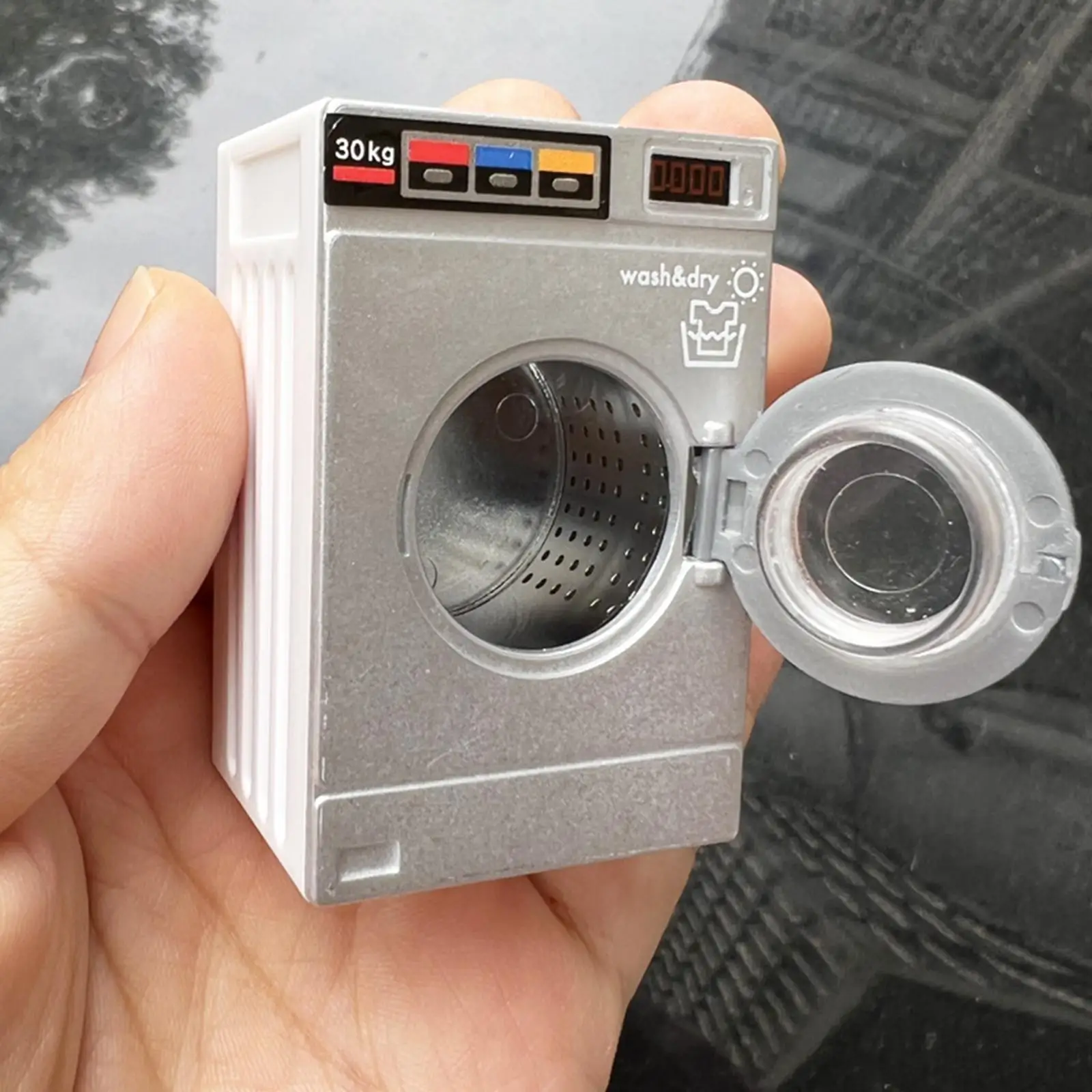 

Dollhouse Washing Machine Miniature 1:12 Model Decoration for Accessories