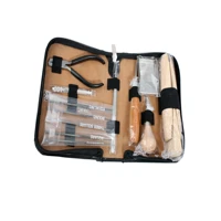 leather tool set professional jeweler tools with wood handle wooden ring clamp jewelry making tool kits dk919