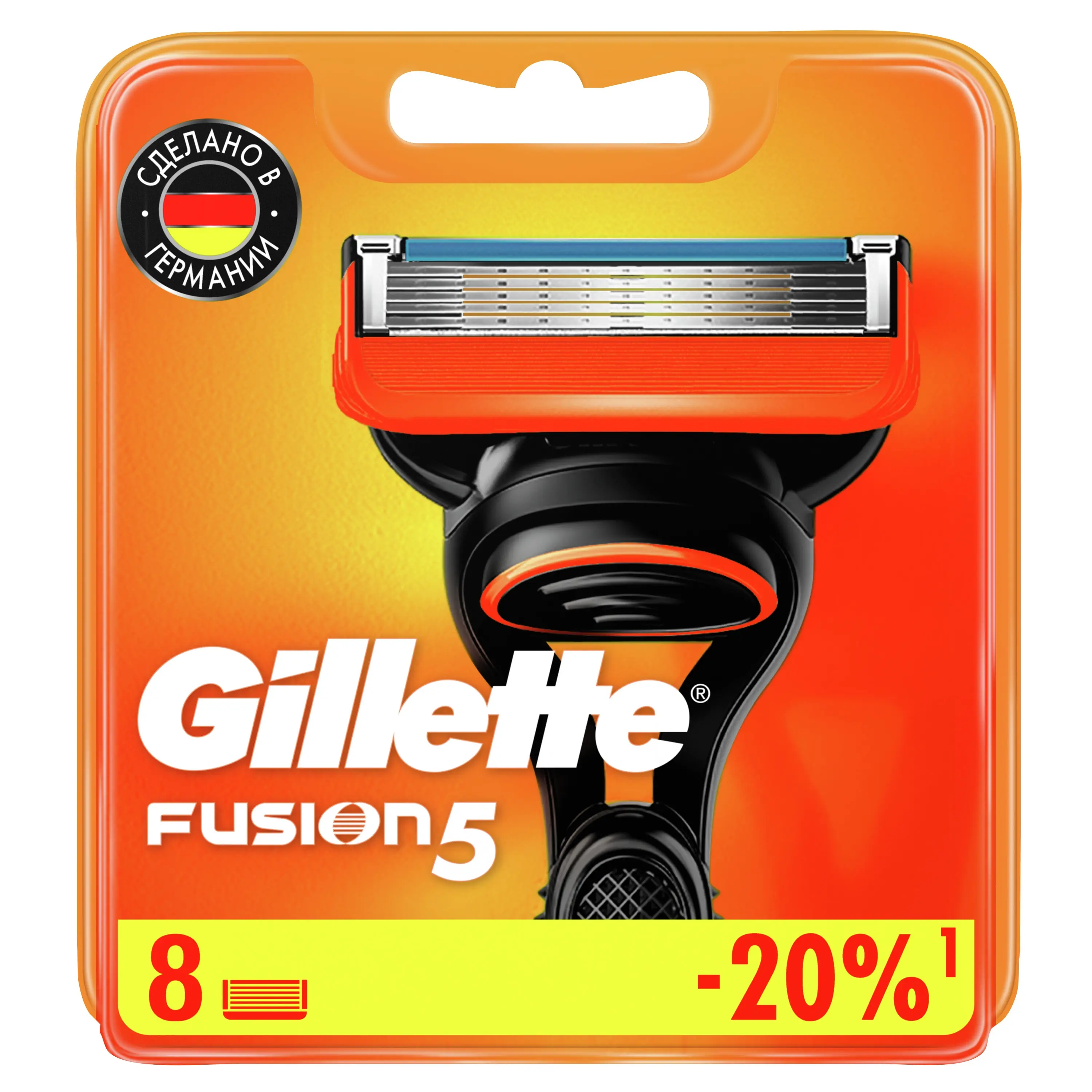Сменные кассеты Gillette Fusion5 8 шт. | Красота и здоровье
