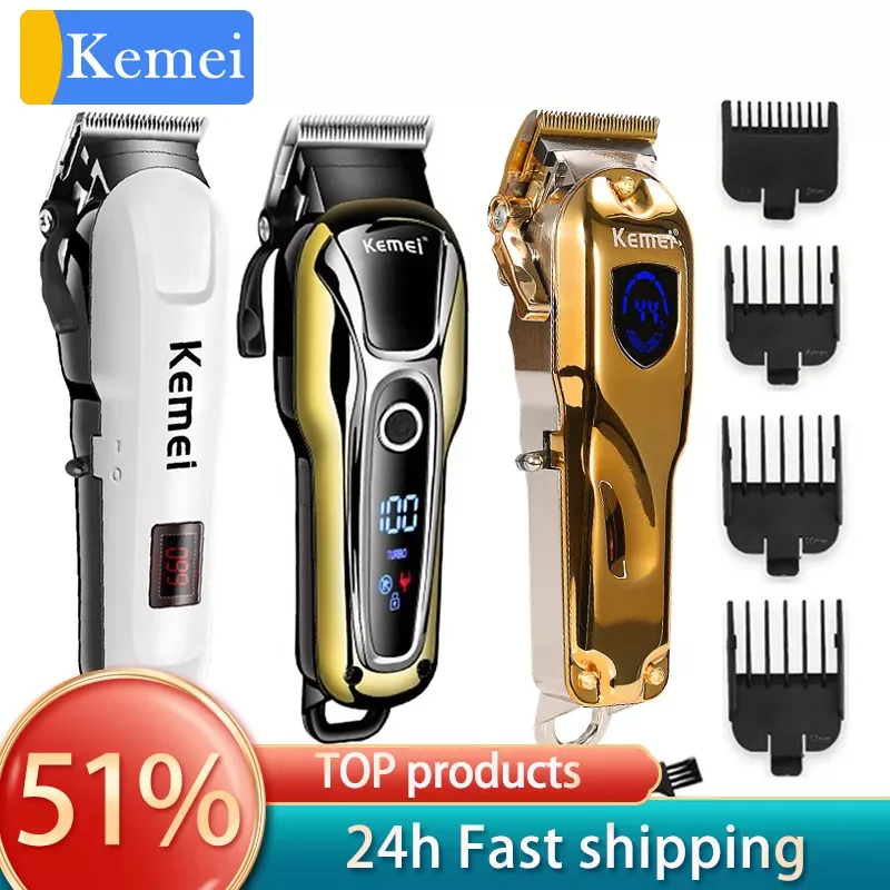 

Kemei trimmer professional hair clipper Hair cutting machine hair trimmer electric haircut machine hair Hairdresser tools 5