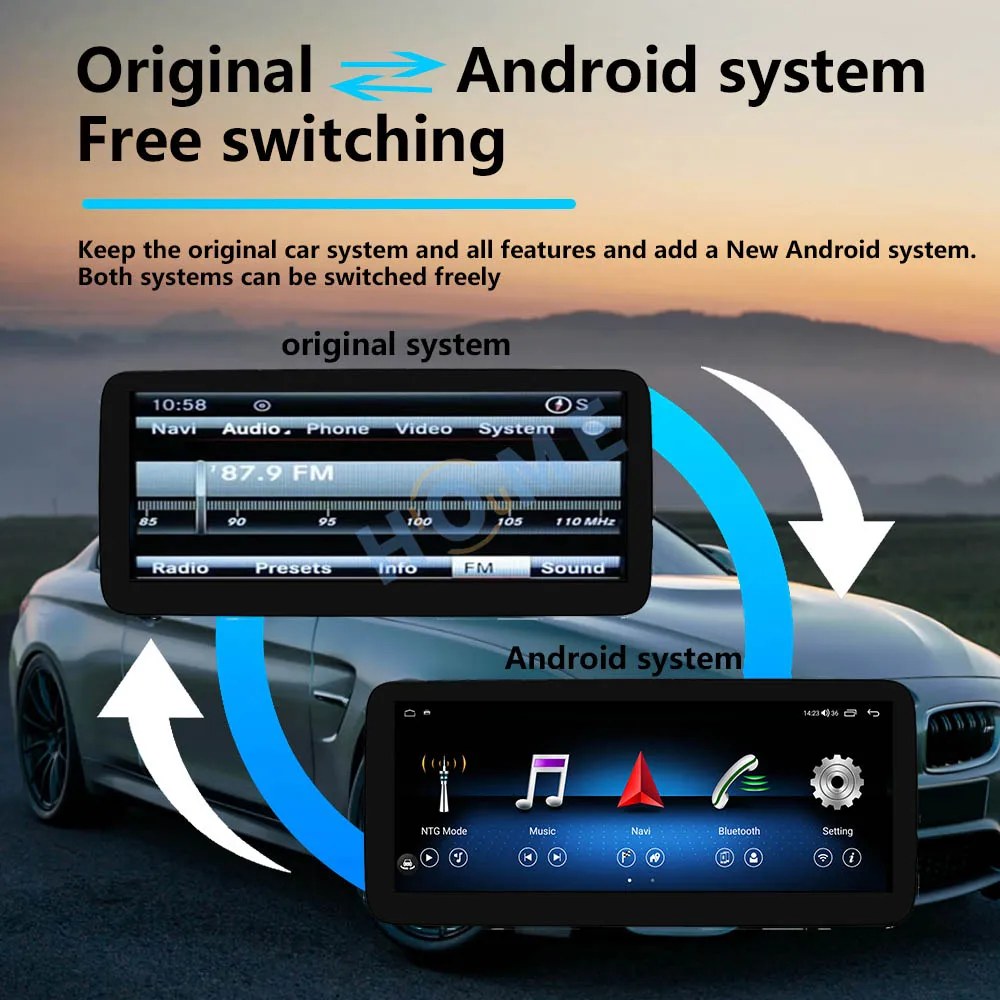Автомобильный радиоприемник на Android экран 12 5 дюйма для Mercedes E W207 C207 2009 - 2016 Carplay Auto