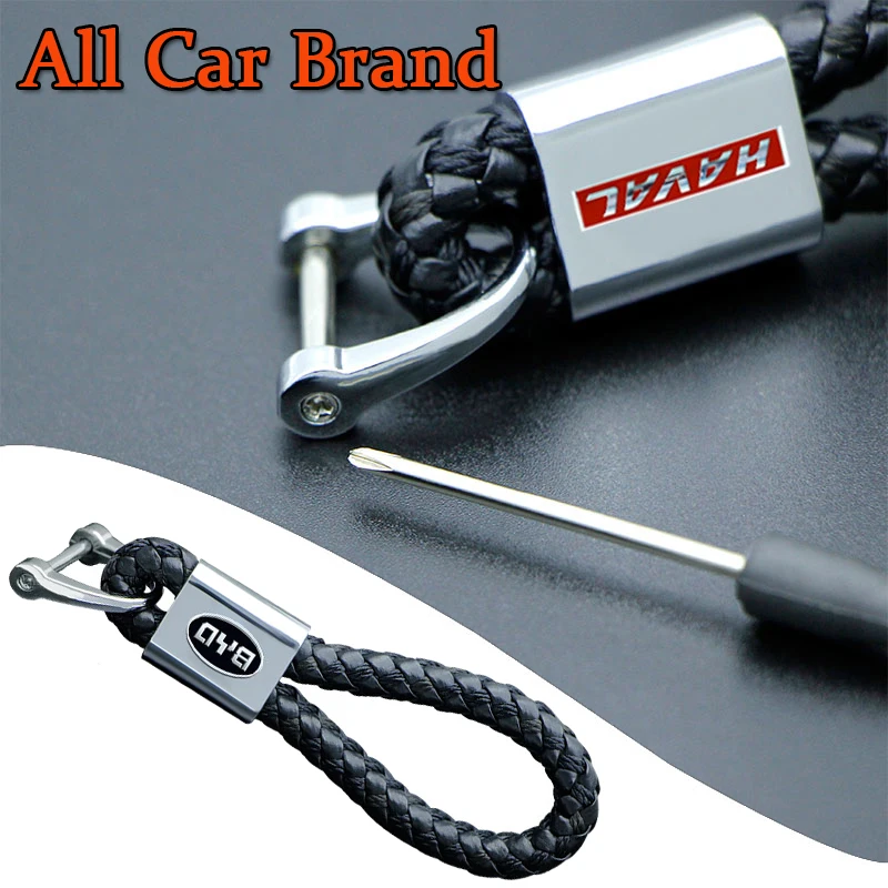 

New 1Pcs Car Logo Metal Upgrade Keychain For Skodas kodiaq rapid karoq superb 2 3 VRS Octavia Fabia Yeti Car Goods Accessories