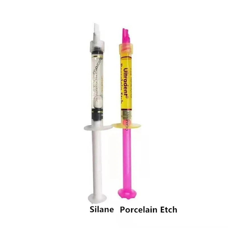 

Dental Ultradent Porcelain Etch 9% Hydrofluoric Acid Silane 1.2ml/Syringe