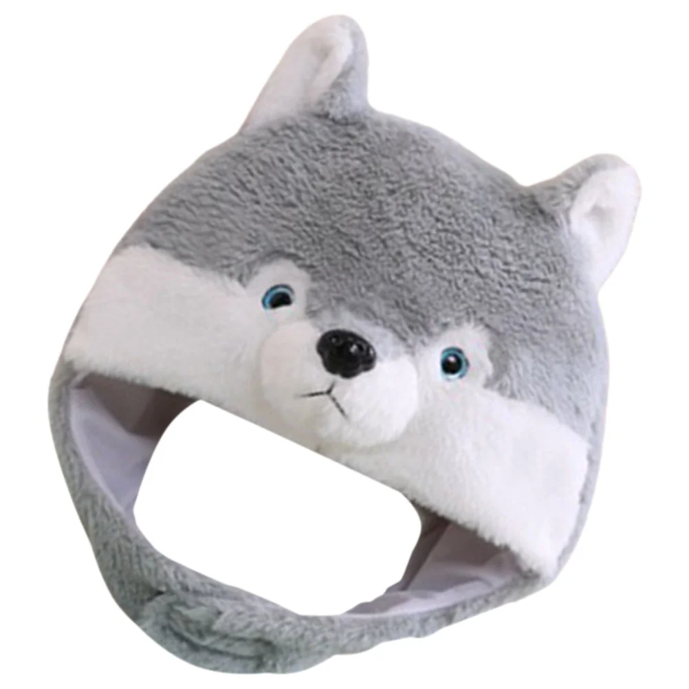 

Cartoon Animals Hat Carnival Plush Party Costume Cosplay Dog Headdress Headwear